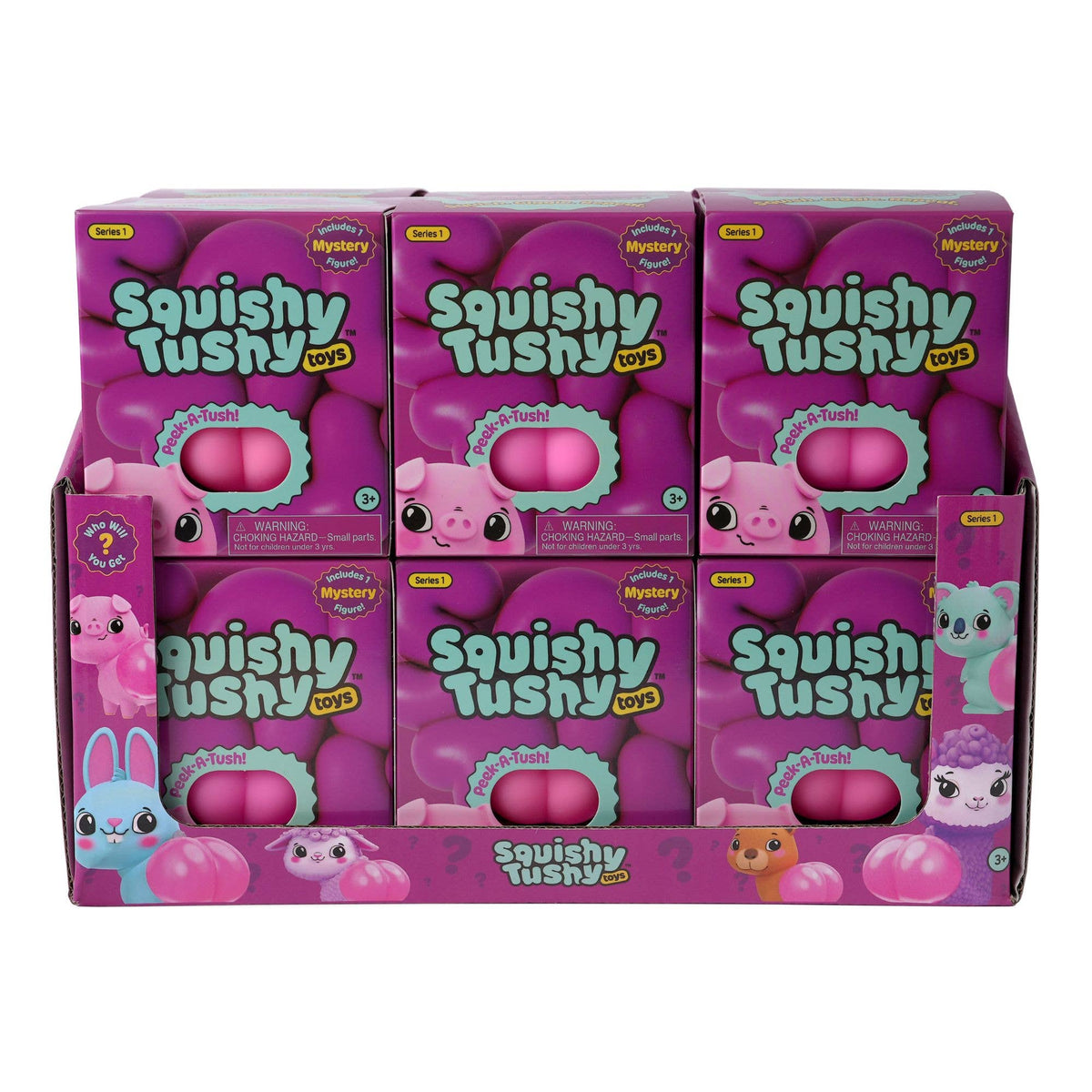 10001 SQUISHY TUSHY TOYS 3" SINGLE FIGURE BLIND BOX