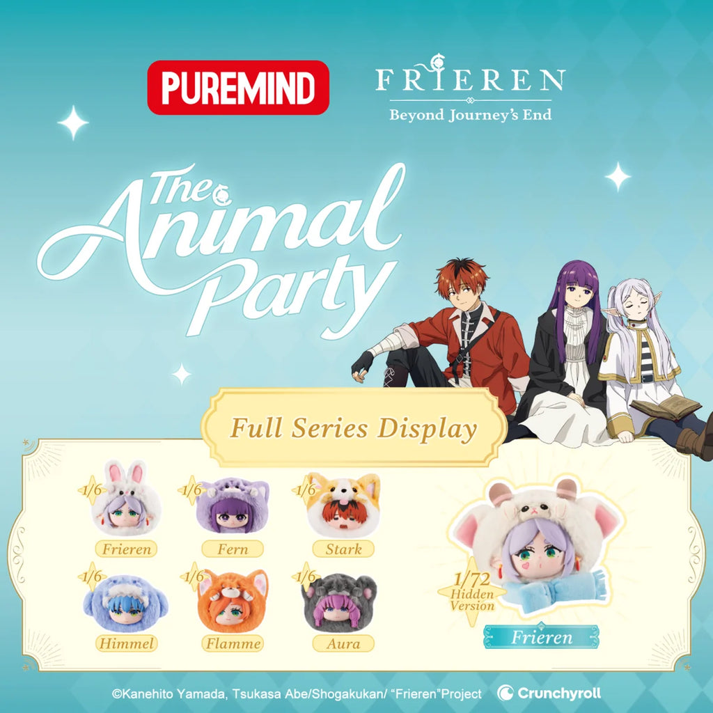 2526 FRIEREN ANIMAL PARTY SERIES VINYL PLUSH BLIND BOX