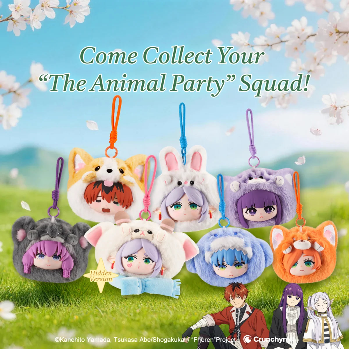 2526 FRIEREN ANIMAL PARTY SERIES VINYL PLUSH BLIND BOX