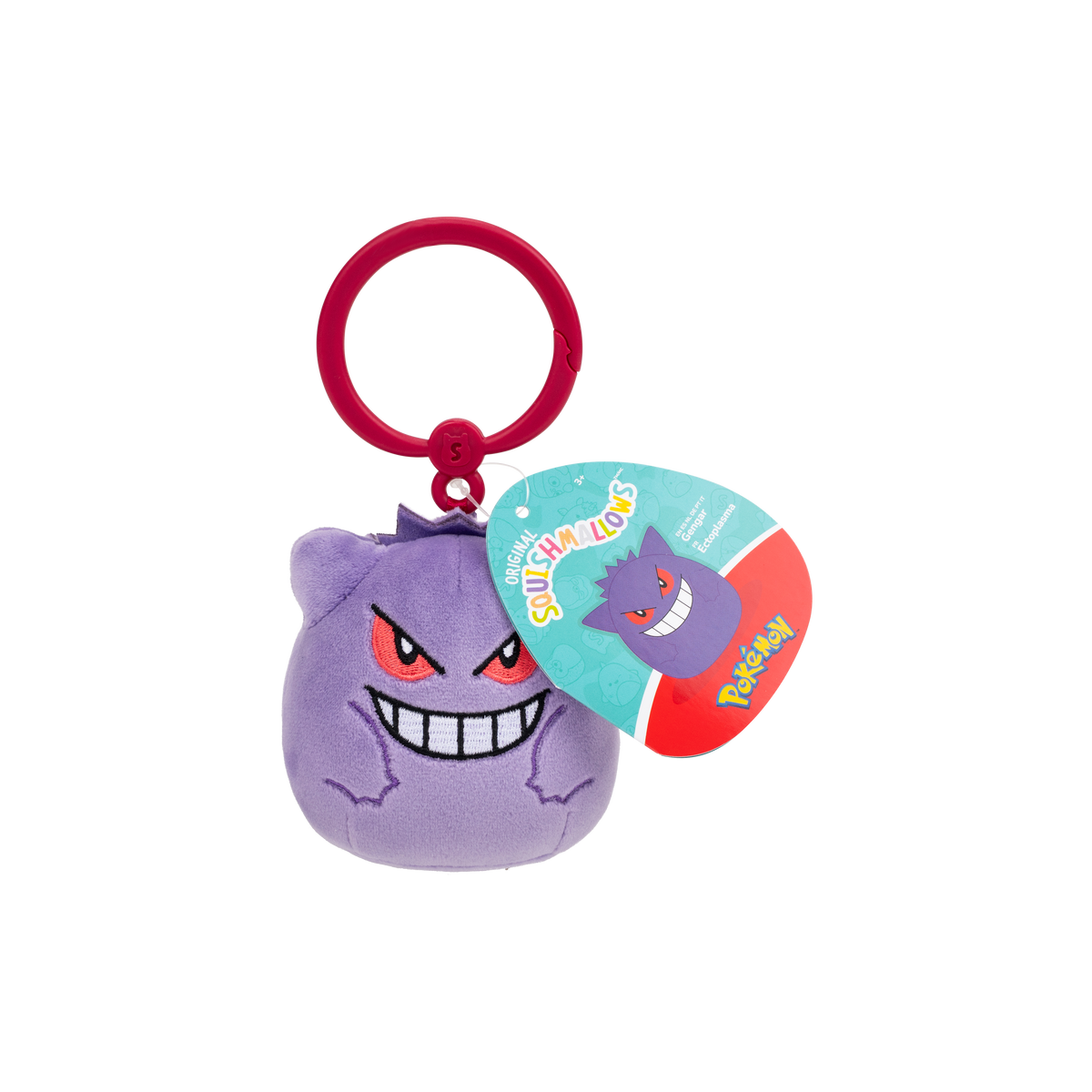 SQPK00527 SQUISHMALLOWS 3.5" PLUSH CLIP POKEMON ASSORT