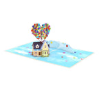 LP3880 DISNEY PIXAR UP MY GREATEST ADVENTURE POP-UP CARD 5x7"