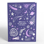 LP6435 LOVE YOU TO THE MOON AND BACK LIGHT-UP 5x7"
