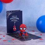 LP5026 MARVEL'S SPIDER-MAN AMAZING B-DAY POP-UP CARD 5x7"