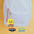 15756UQ1 ZURU FUGGLER SPONGEBOB 5" KEYRINGS